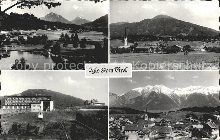 Igls Tirol Luftseilbahn Kirche Teilansicht See
