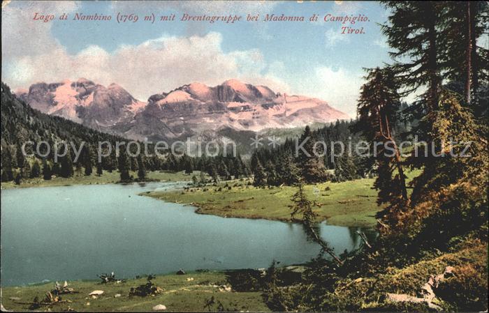 Madonna di Campiglio Lago di Nambino Brentagruppe