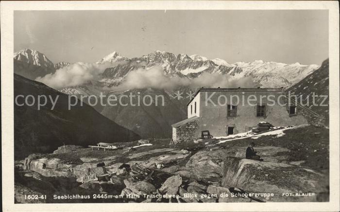 Seebichlhaus Hans Tritschelweg Blick gegen Schobergr