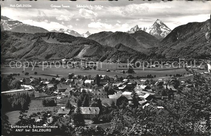 Anif Hoh. Goell Gruensee Tauern Schoenfeld-Sp.