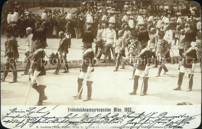 WIEN AT Frohleichnamsprocession