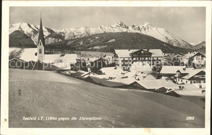 Seefeld Tirol Ahrnspitzen