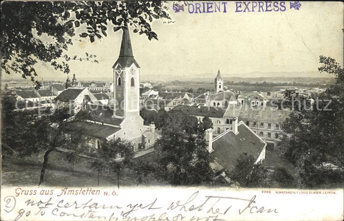 Amstetten Niederoesterreich Teilansicht Kirche