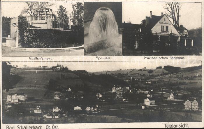 Bad Schallerbach Quellentempel Sprudel Provisorisches Badehaus