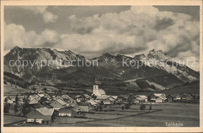 Tannheim Tirol Ortsansicht