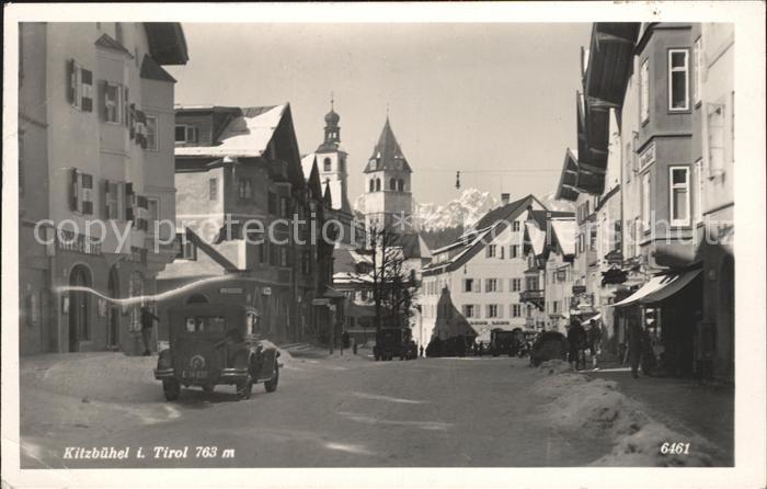 Kitzbuehel Tirol Strassenansicht