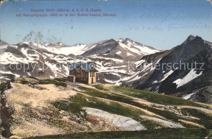 Hagenerhuette Ankogelgruppe Hohen-Tauern Kaernten