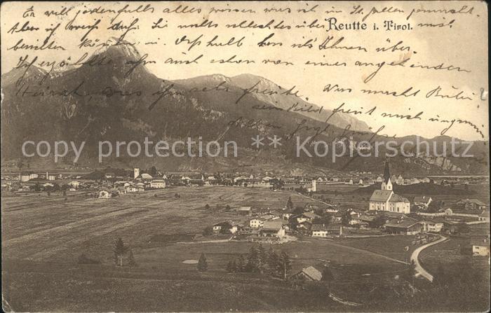 Reutte Tirol Ortsansicht