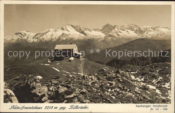 Padasterjoch Naturfreundehaus Zillertaler