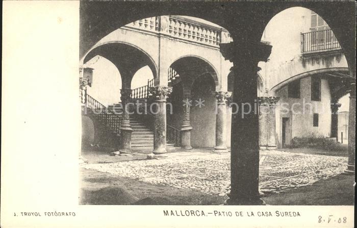 Mallorca Patio de la casa Sureda