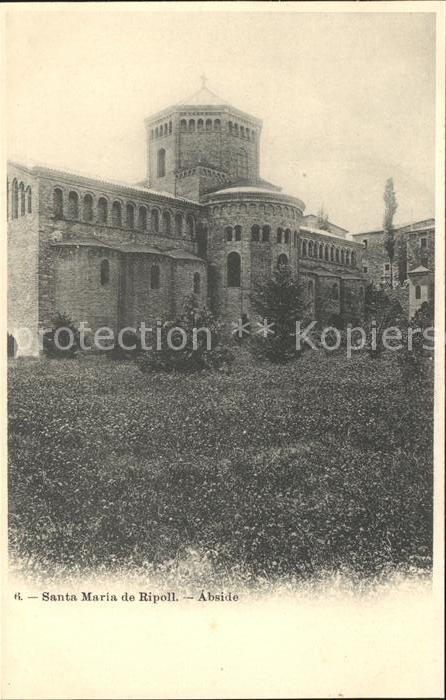 Santa Maria Ripoll Spanien Abside Castello