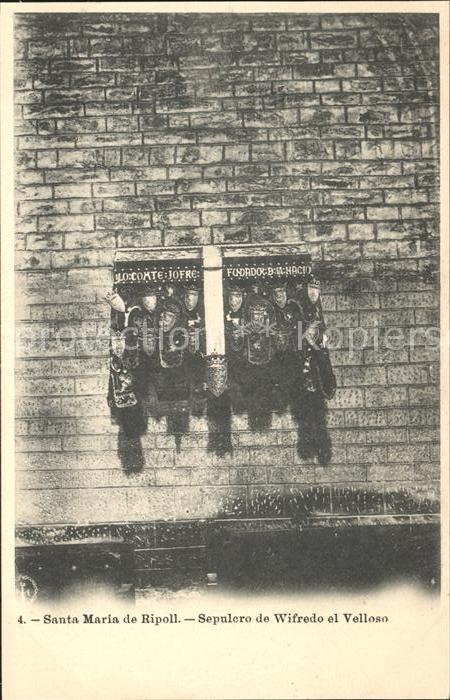 Santa Maria Ripoll Spanien Sepulero de Wifredo el Velloso