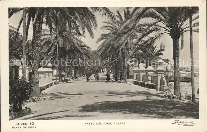 Sitges Playa de Moda paseo del Dr. Robert