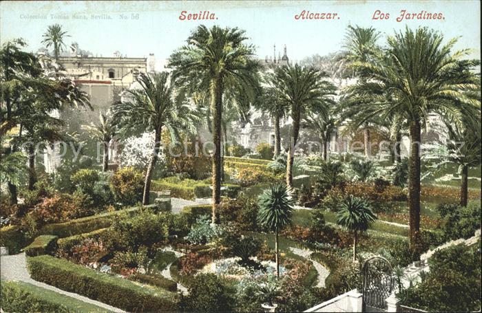 Sevilla Andalucia Alcazar Los Jardines