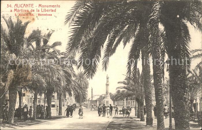 Alicante Monumento a Martires de la Libertad