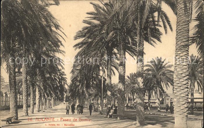 Alicante Paseo de Gomiz