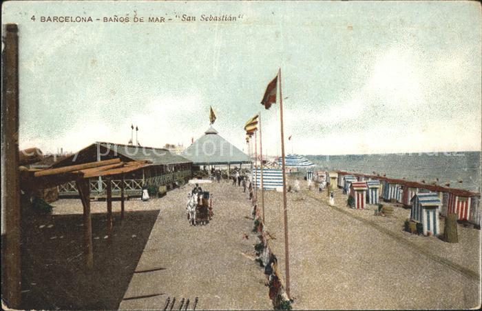 Barcelona Cataluna Banos de mar San Sebastian