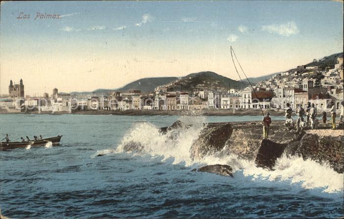 Las Palmas Gran Canaria Paseo Boote, Angler