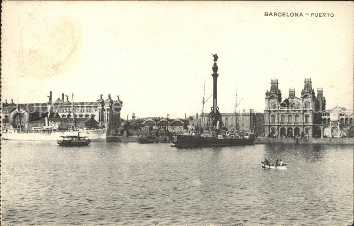 Barcelona Cataluna Purto Boote, Statue