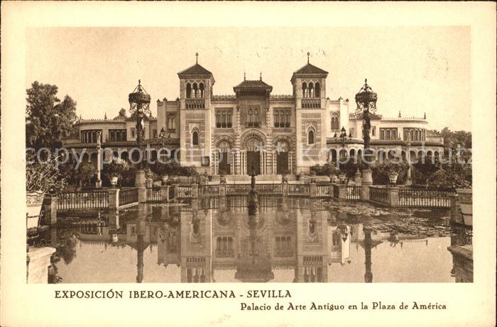 Sevilla Andalucia Palacio de Arte Antiguo en la Plaza de