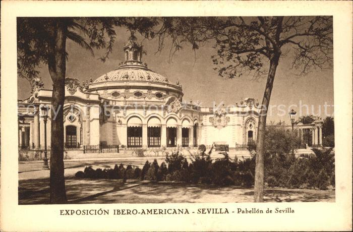 Sevilla Andalucia Pabellon de Sevilla Exposicion