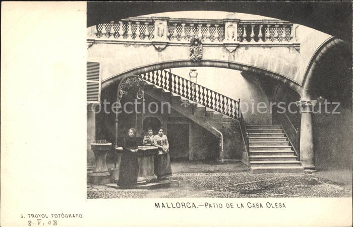 Mallorca Patio de la casa Olesa