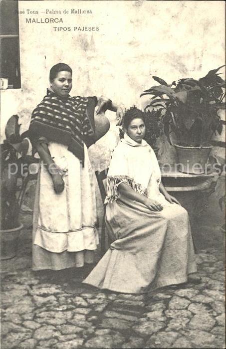 Mallorca Tipos Pajeses Trachten