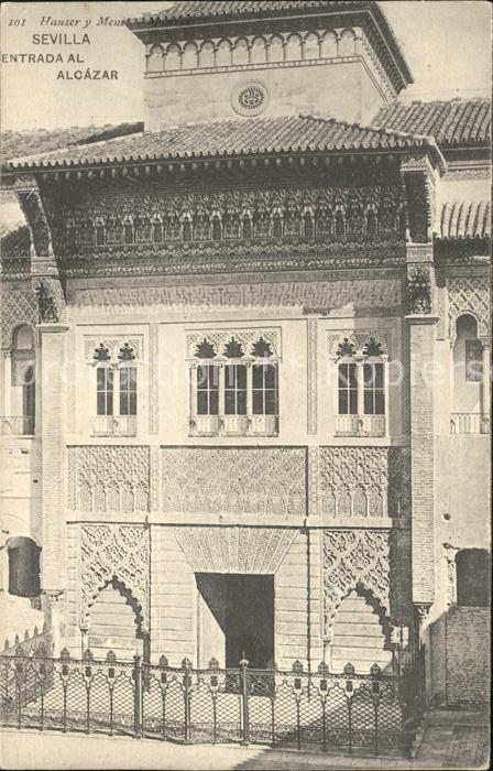 Sevilla Andalucia Entrada al Alcazar