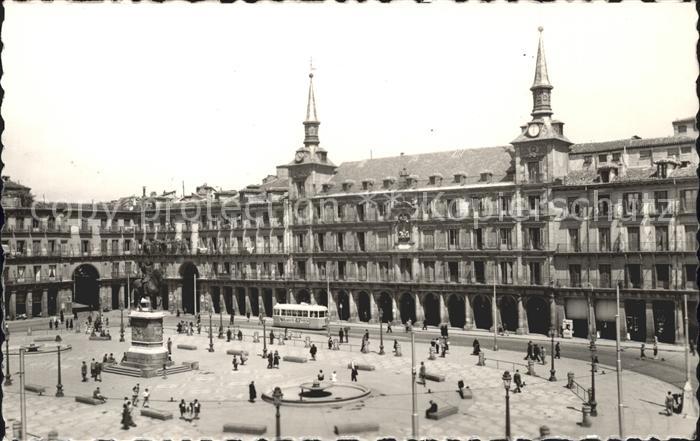 Madrid Spain Main Square Plaza Mayor