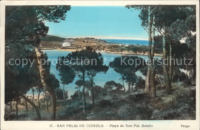 San Feliu de Guixols Playa de San Pol