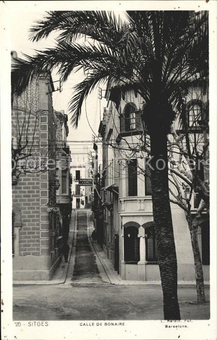 Sitges calle de Bonaire