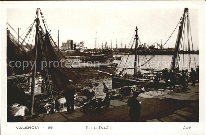 Valencia Valenciana Puerto Detalle Barco