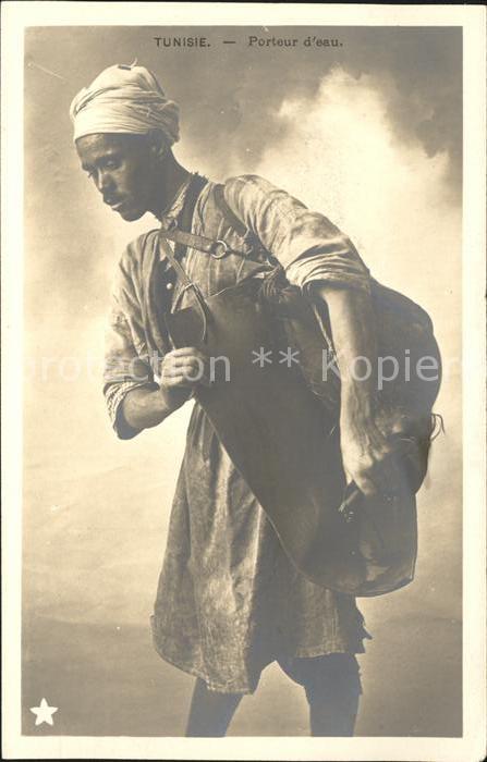 Tunesien Tunisie Porteur d´eau
