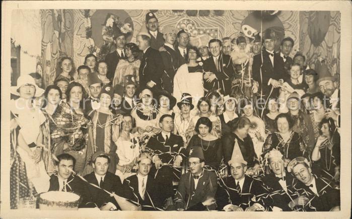 Madrid Spain Circulo Suizo Madrid Carneval 1928