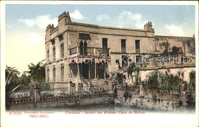 Cordoba Andalucia Jardin del Alcazar Casa de Banos
