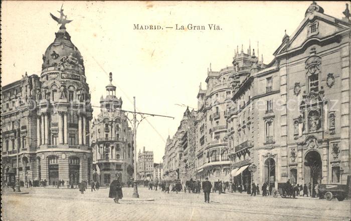 Madrid Spain La Gran Via