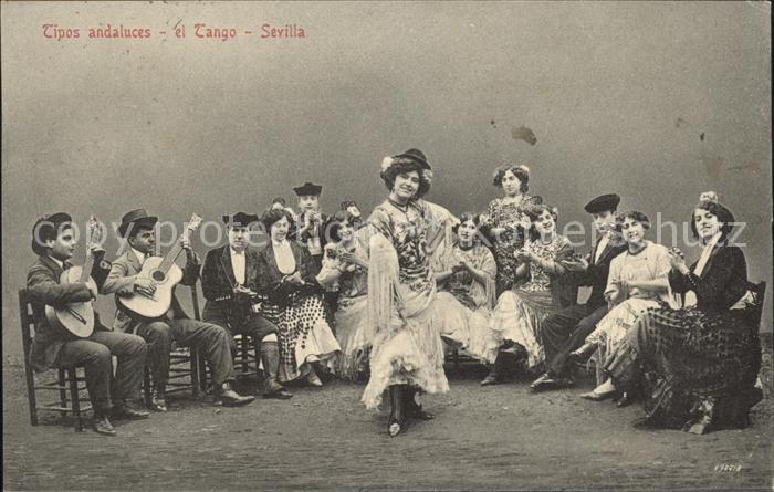 Sevilla Andalucia Tipos andaluces el Tango