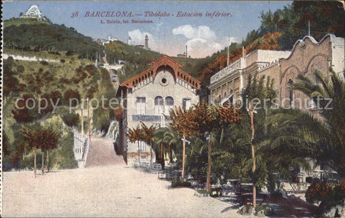 Barcelona Cataluna Tibidabo Estacion inferior