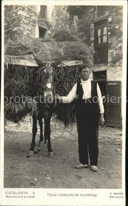 Cataluna Catalunya Tipus i costums de muntanya