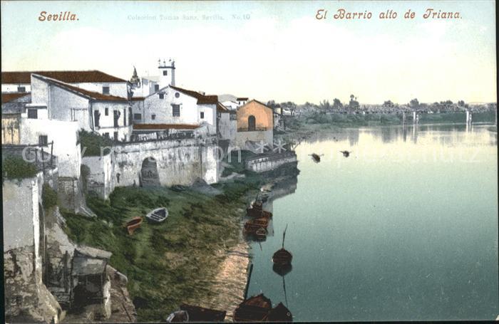 Sevilla Andalucia El Barrio alto de Triana