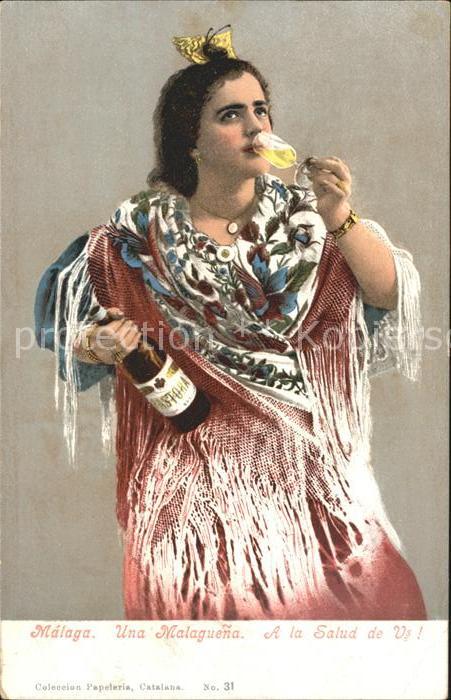Malaga Andalucia Una Malaguena a la salud de vi