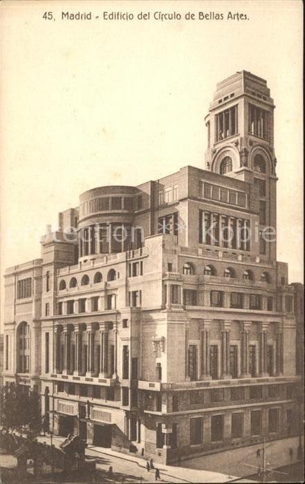 Madrid Spain Edificio del Circulo de Bellas Artes
