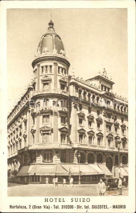 Madrid Spain Hotel Suizo