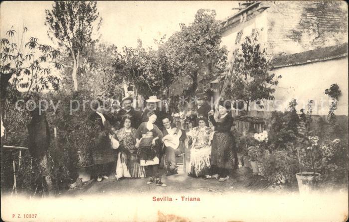 Sevilla Andalucia Triana Cantando spaniard