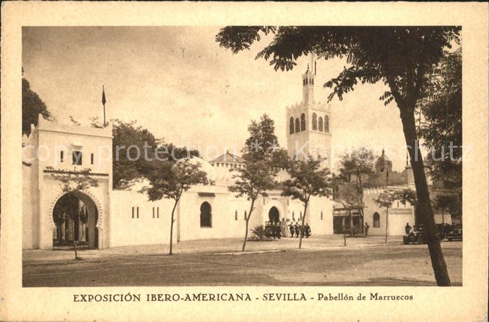 Sevilla Andalucia Exposicion ibero-Americana Pabellon de