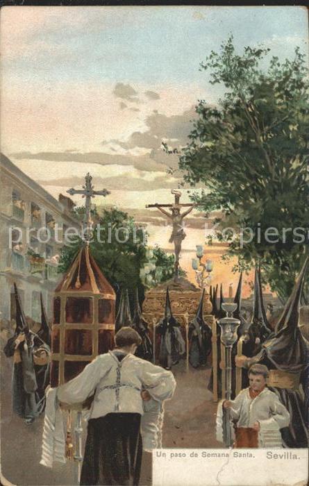 Sevilla Andalucia Un paso de Semana Santa