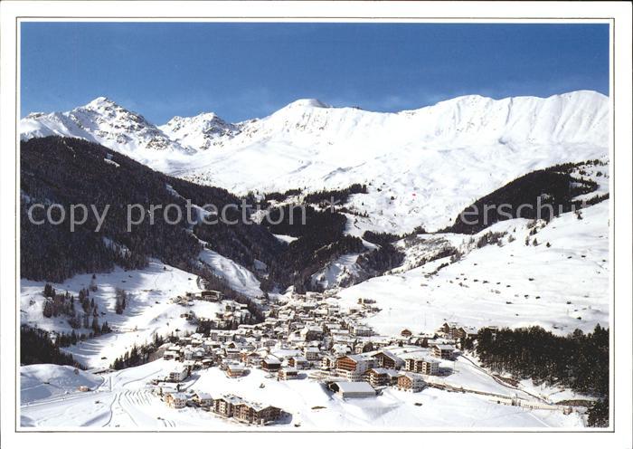 Serfaus Tirol Totalansicht Ski Arena Sonnenterrasse