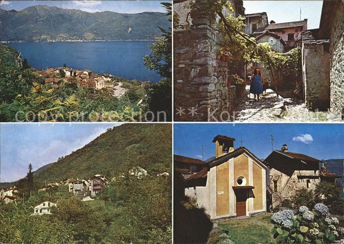 Scaiano Gambarogno TI mit Lago Maggiore
