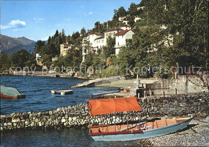 Gambarogno TI am Lago Maggiore Fischerboot
