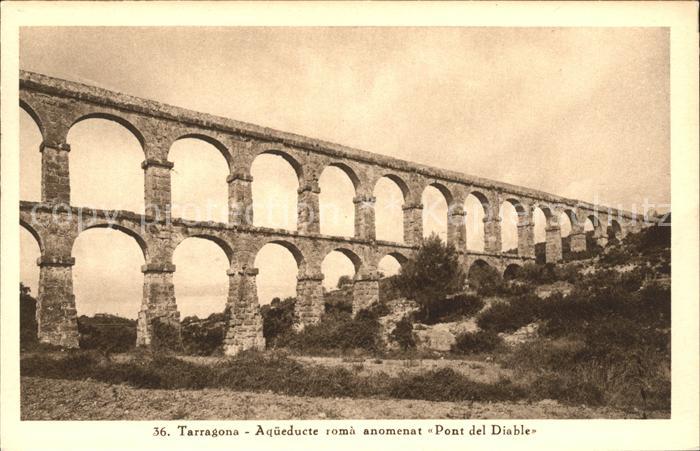 Bruecken Bauwerke Tarragona Aqueeducte roma anomenat Pont del Diable